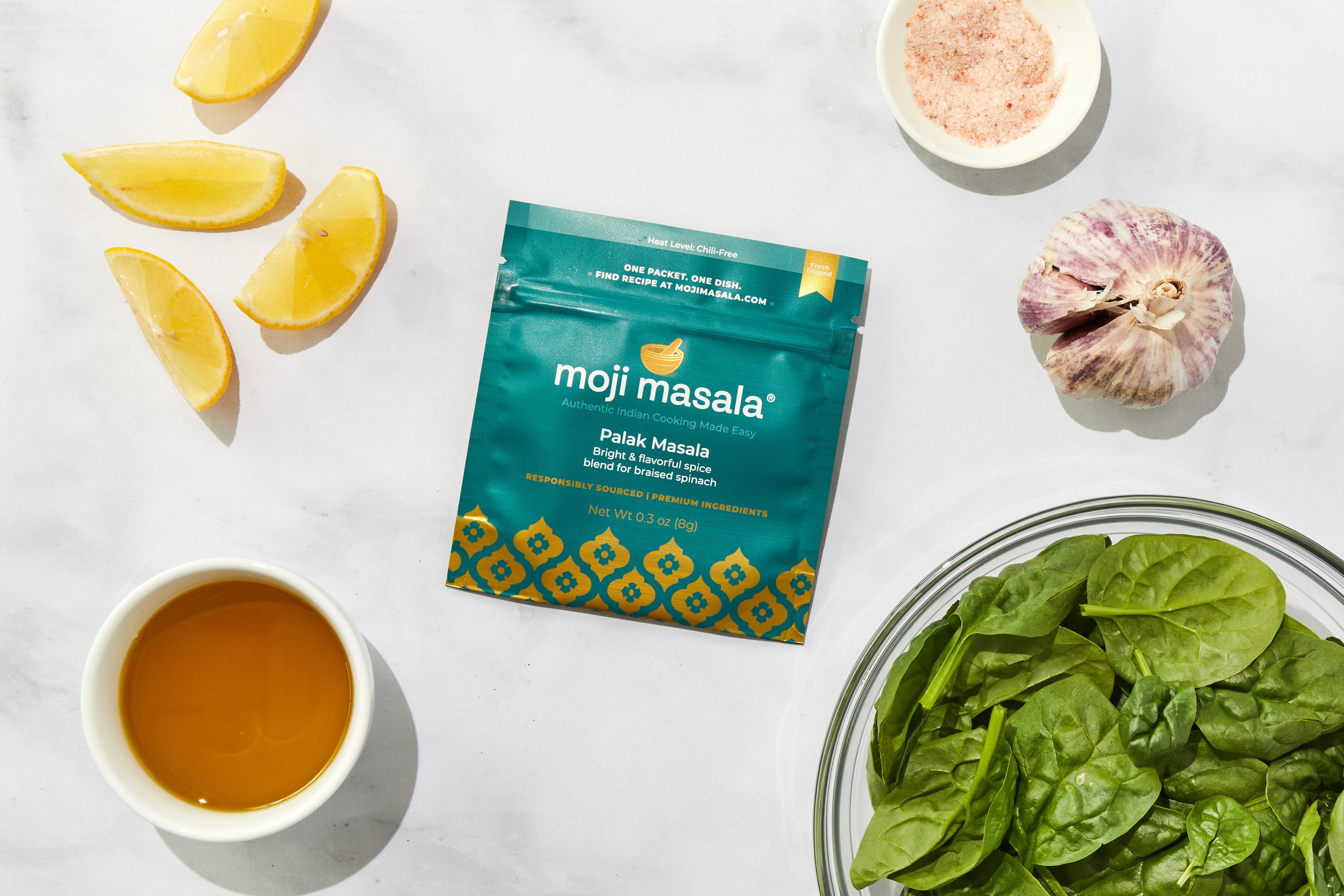 Vegan Indian Spice Gift Set — Spinach, Cauliflower & Potato Curry