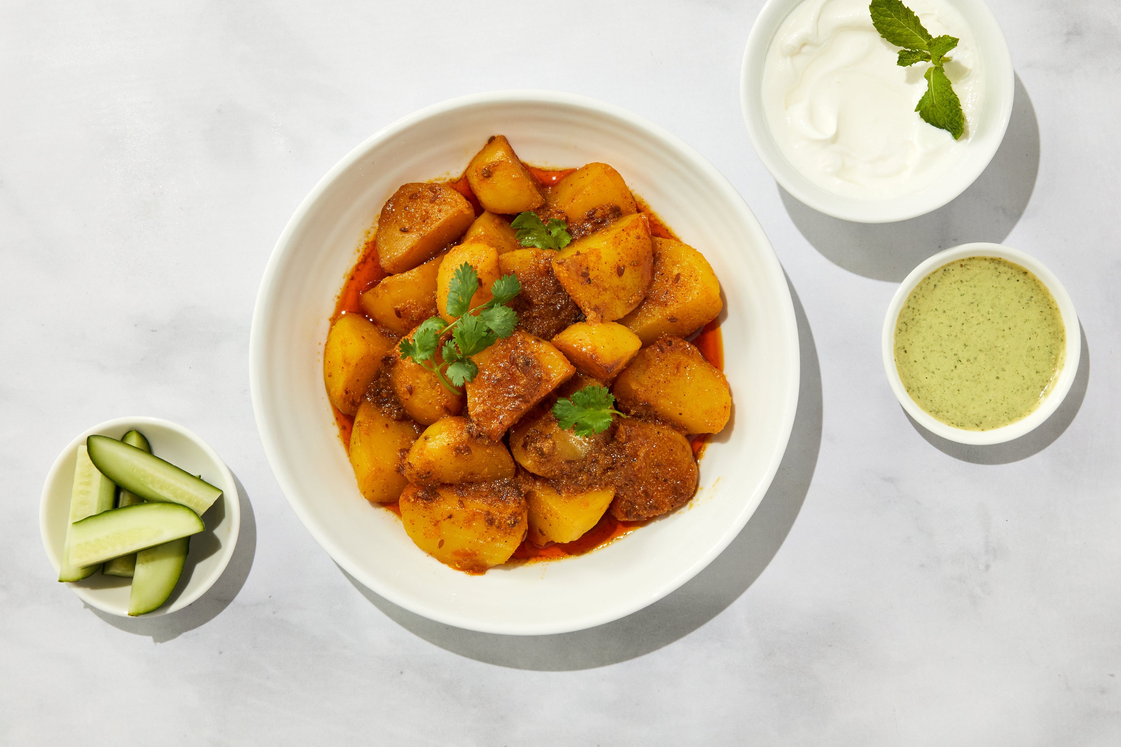 Vegan Indian Spice Gift Set — Spinach, Cauliflower & Potato Curry