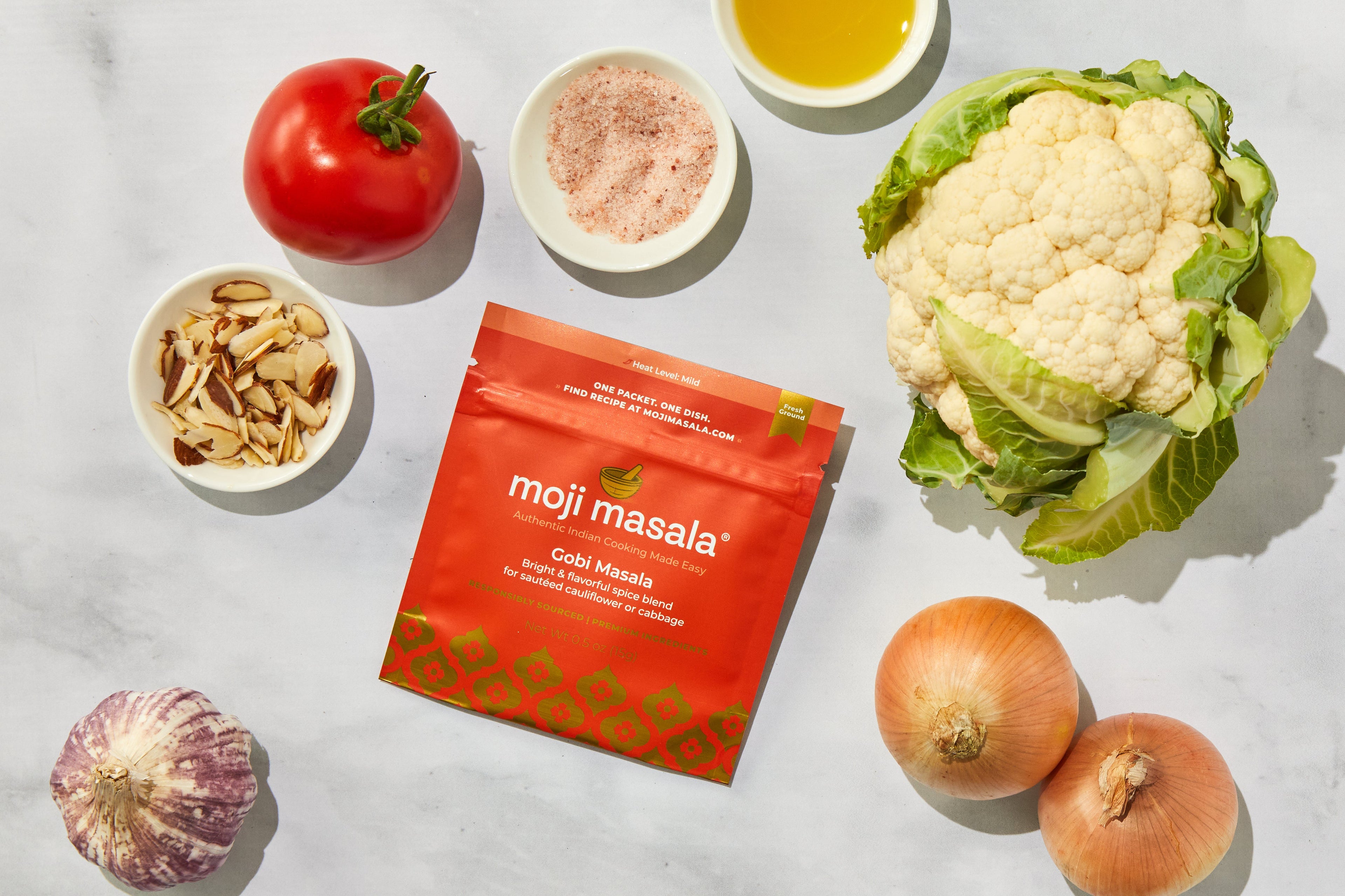 Vegan Indian Spice Gift Set — Spinach, Cauliflower & Potato Curry
