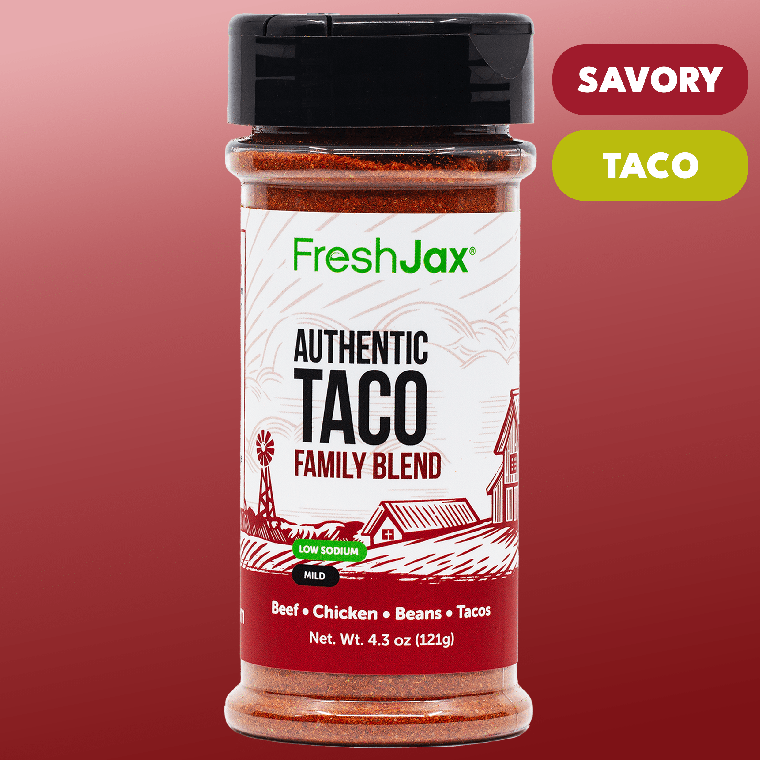 Low Sodium Taco Seasoning | Clean Label, GLP-1 Friendly Mexican Spice