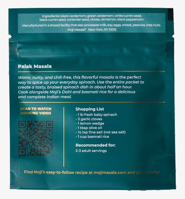 Vegan Indian Spice Gift Set — Spinach, Cauliflower & Potato Curry