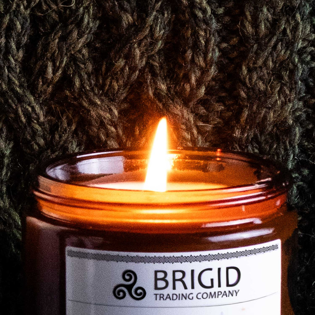 Krampusnacht Soy Wax Candle - Merlot Wine, Autumn Spices, Citrus, Figs, and Bonfire Smoke
